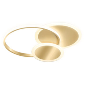 Eleonor - Lámpara tipo plafón de interior LED acabado dorado, 4000K - 30W