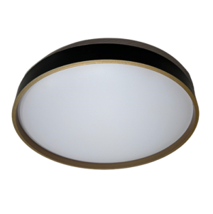 Briana - Lámpara tipo plafón de interior LED acabado negro, 3CCT - 18W