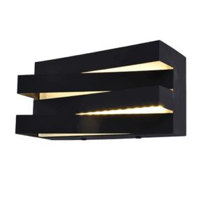 Capri - Lámpara de pared interior LED acabado negro, 3CCT - 40W