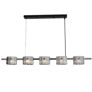 Gothel l - Lámpara colgante de interior LED acabado negro, 3000K - 15W