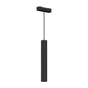 Lámpara colgante para riel Magnetico dirigible de interior LED acabado negro, 3000K - 6W