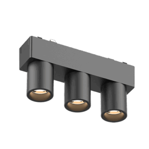 Lámpara spot para riel Magnetico de interior LED acabado negro, 4000K - 8W