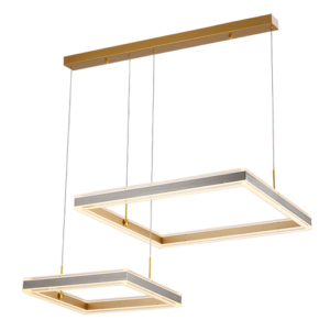 Orbis IV - Lámpara colgante de interior LED acabado gris con control remoto, 3CCT - 116W