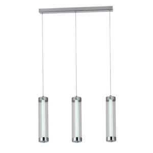 Shirley II  - Lámpara colgante de interior LED con control remoto acabado plateado,  3CCT - 24W