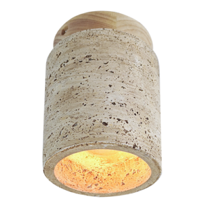 Jimena I - Lámpara tipo plafón de interior acabado madera, 1 luz