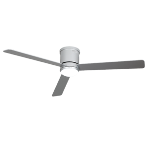 Avel - Ventilador de techo 52 plg con control remoto acabado plateado y aspas plateadas, 3CCT - 30W