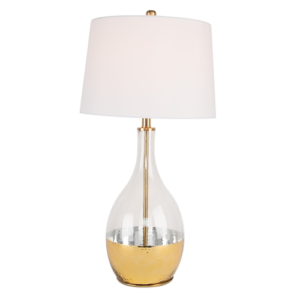 Caroline - Lámpara de mesa interior acabado dorado, 1 luz