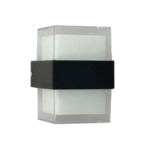 Isleen - Lámpara para muro exterior LED acabado negro, 4000K - 10W