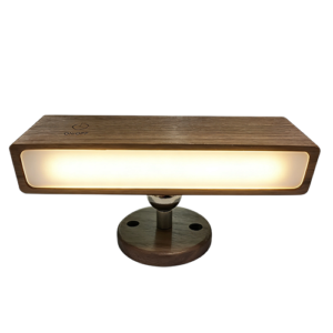 Irati - Lámpara de pared interior LED recargable acabado madera oscura, 3000K - 2W
