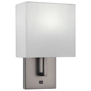 Elaria - Lámpara de pared interior acabado negro y blanco, 1 luz