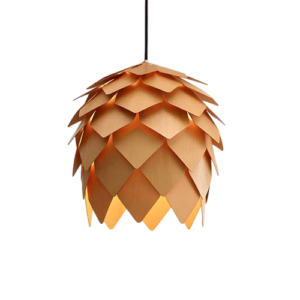 Lámpara colgante de interior acabado fibra natural, 1 luz