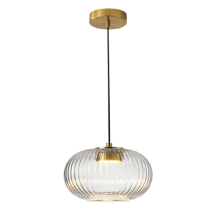 Thaléa - Lámpara colgante de interior LED acabado dorado, 3000K - 5W