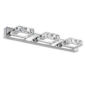 Ximme - Lámpara de pared de interior LED acabado plateado, 3CCT- 15W